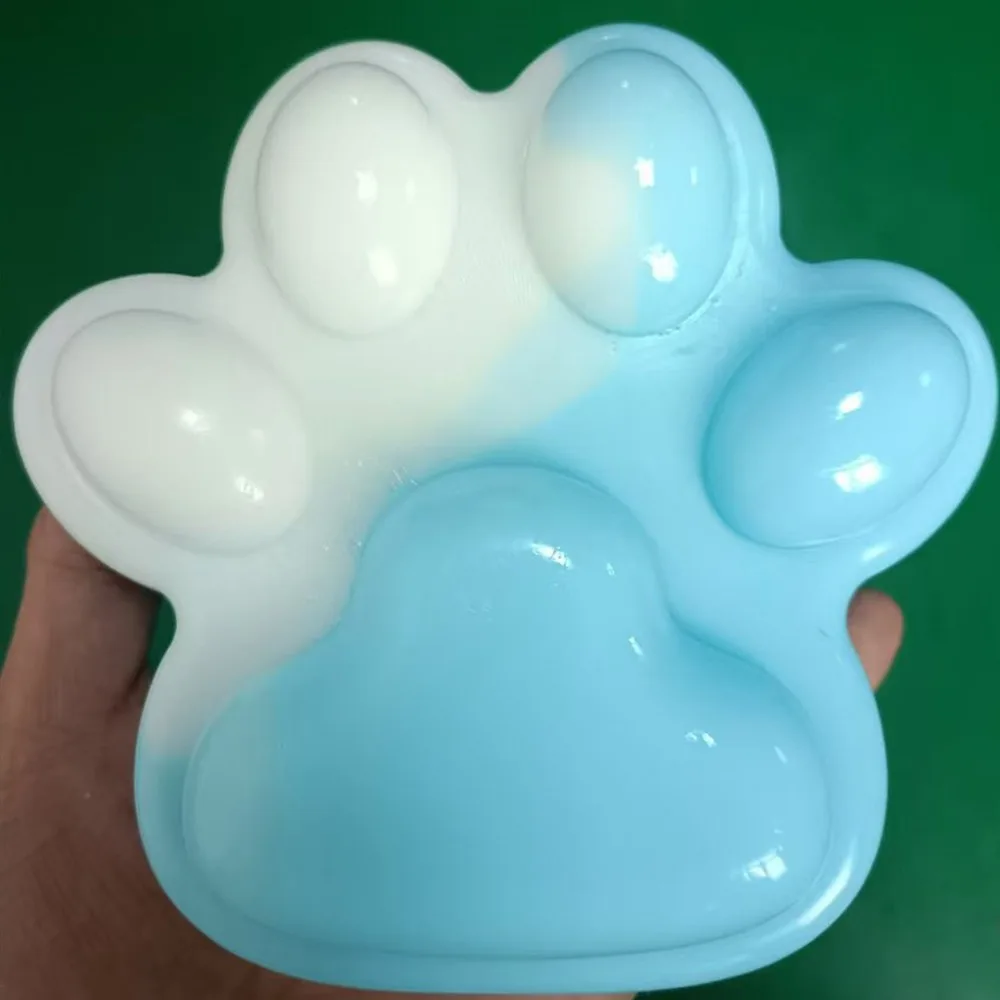 Jouets de décompression de patte de chat, doux, collant, pincement, décompression