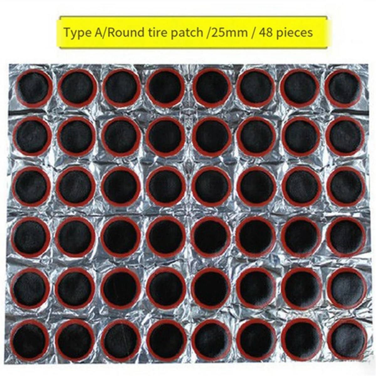 Square Style Bicycle Tire Repair Tool, Tire Patch, Mountain Bike Tire Patch, Emergency Puncture Repair Patch