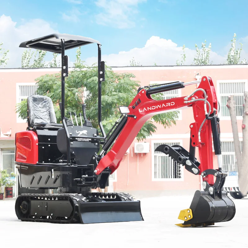 Hydraulic Crawler 1000 KG Small Digger EPA Engineering Crushing Machinery Diesel/Gasoline 1.2 Ton Mini Excavator Customized Sale