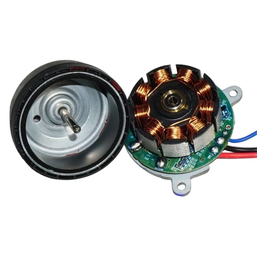 12V 140W Outer Rotor High Speed Brushless Motor PWM Speed Control NdFeB Magnet Built-in Driver Ball Bearing Brushless Motor