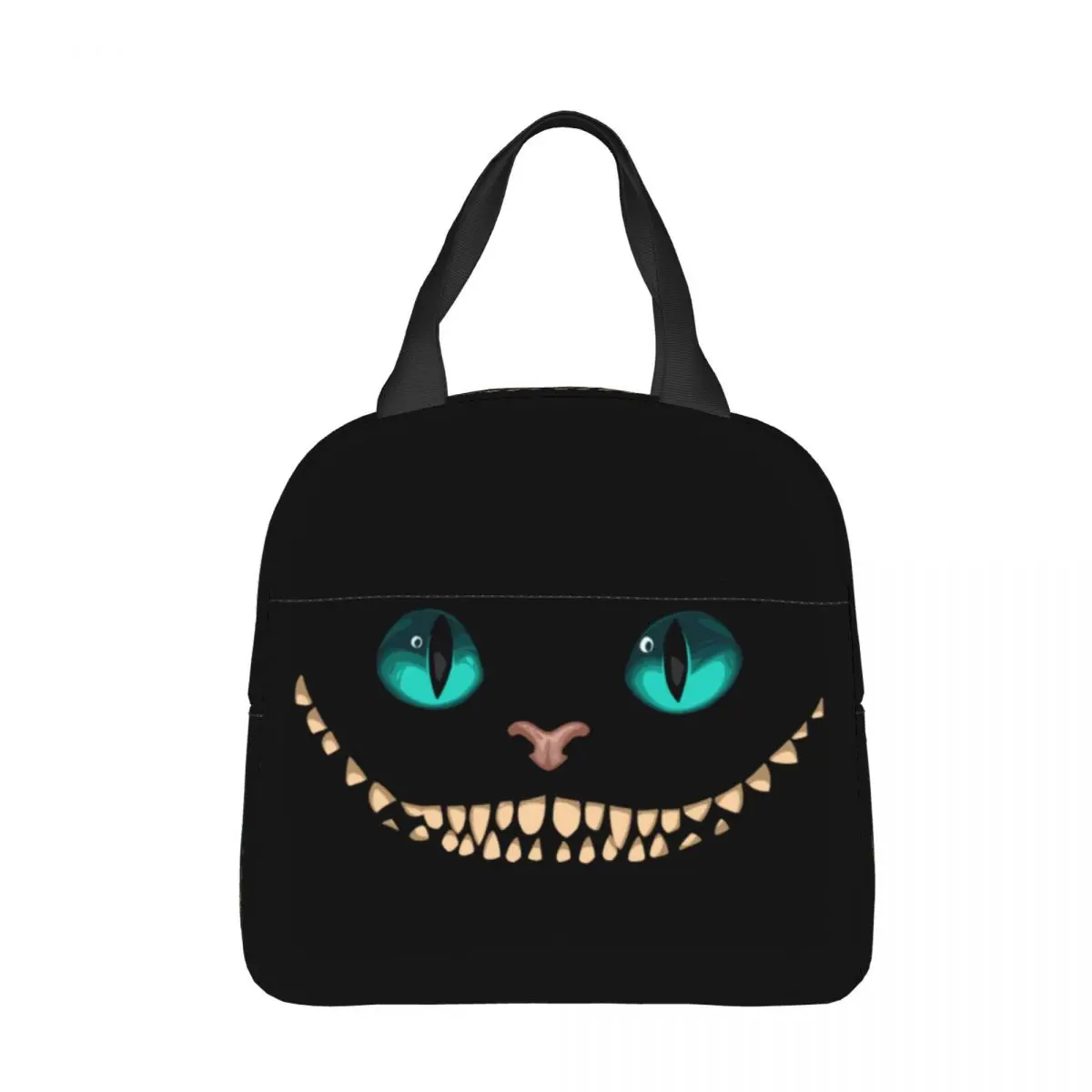 Cheshire Cat Insulated Lunch Bags Leakproof Reusable Cooler Bag Tote Lunch Box Work Outdoor Food Storage Bags