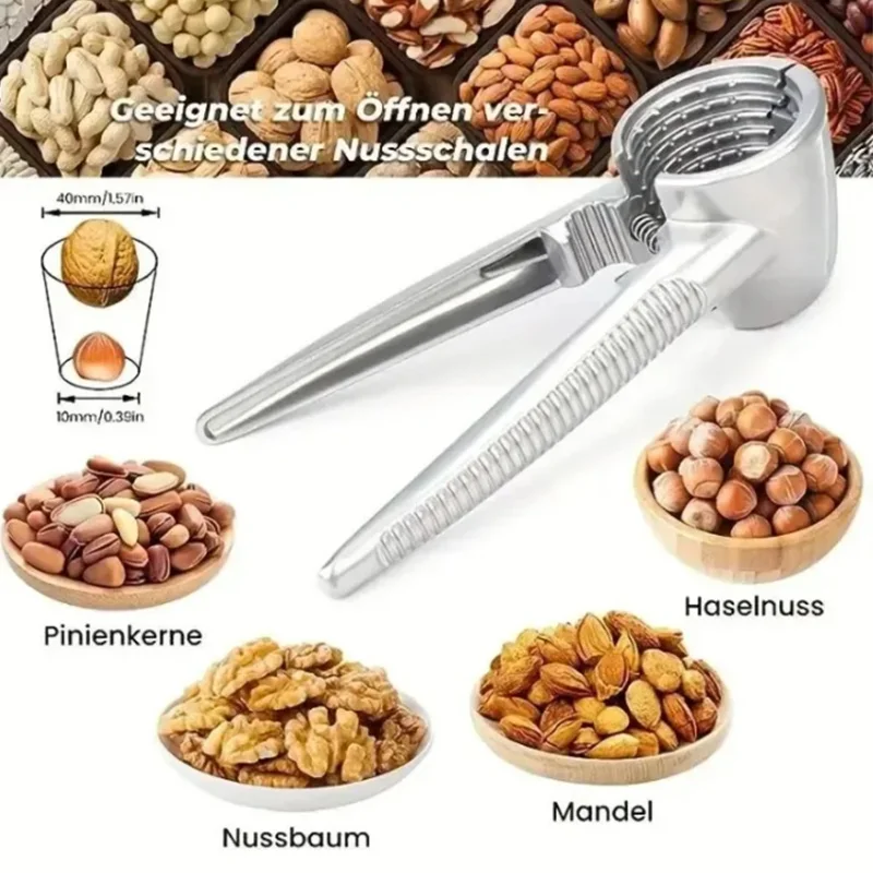 Multifunctional Metal Walnut Clip Multi Functional Household Nutcracker Shelling Tool For Hazelnuts Chestnuts Kitchen Accessory