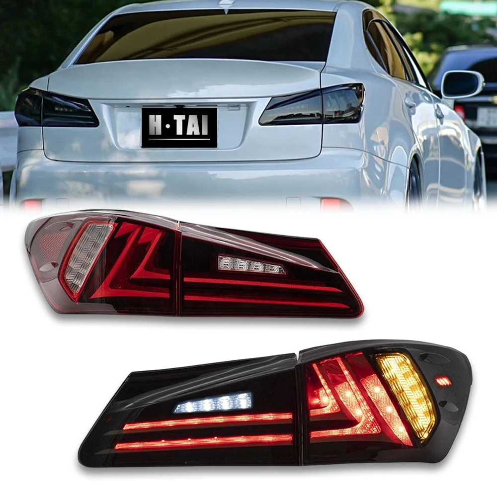 

Pair Tail Light Assembly For Lexus IS250 IS350 ISF 2006-2015 Tail lights LED Tail Lamp Brake Light Driving Lights Turn Signal