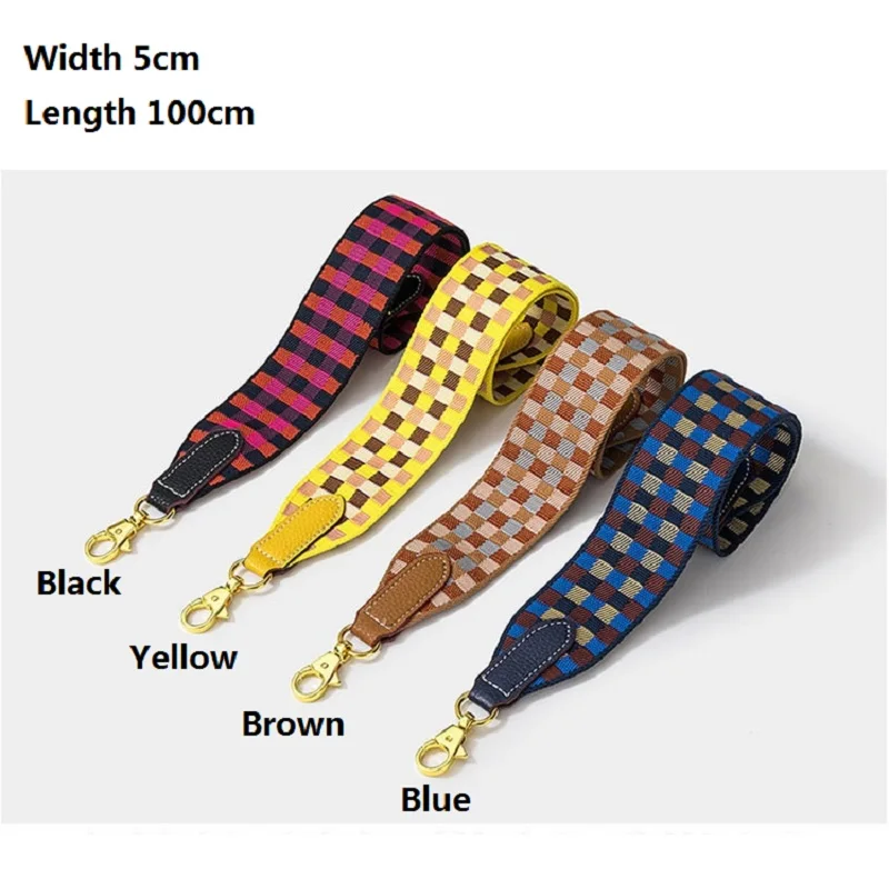 

Free Shipping Width 5cm Fashion Bag Belt Women Bag Strap Replace Handbag Schoolbag Chains Length 100cm