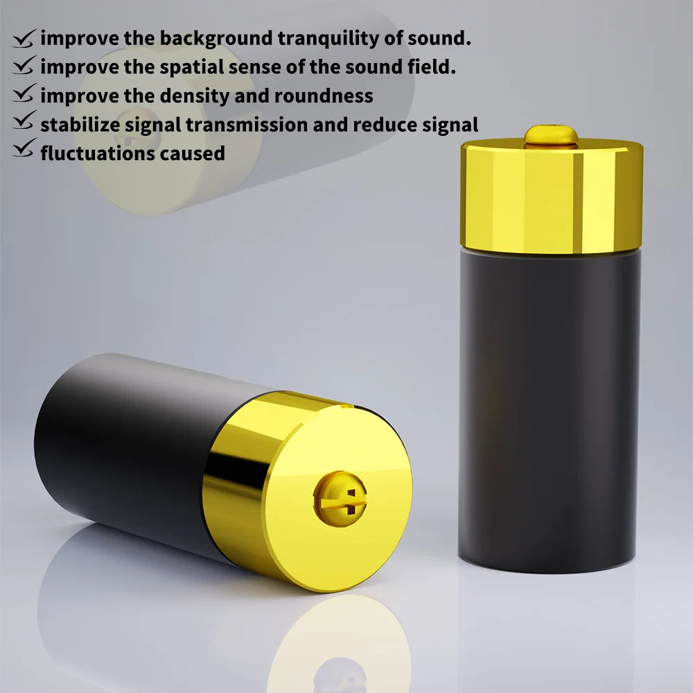 High-end Ground Loop Noise Isolator GND Electron Black Hole HiFi Audio Eliminate Static Electricity Power Purifier Electronic