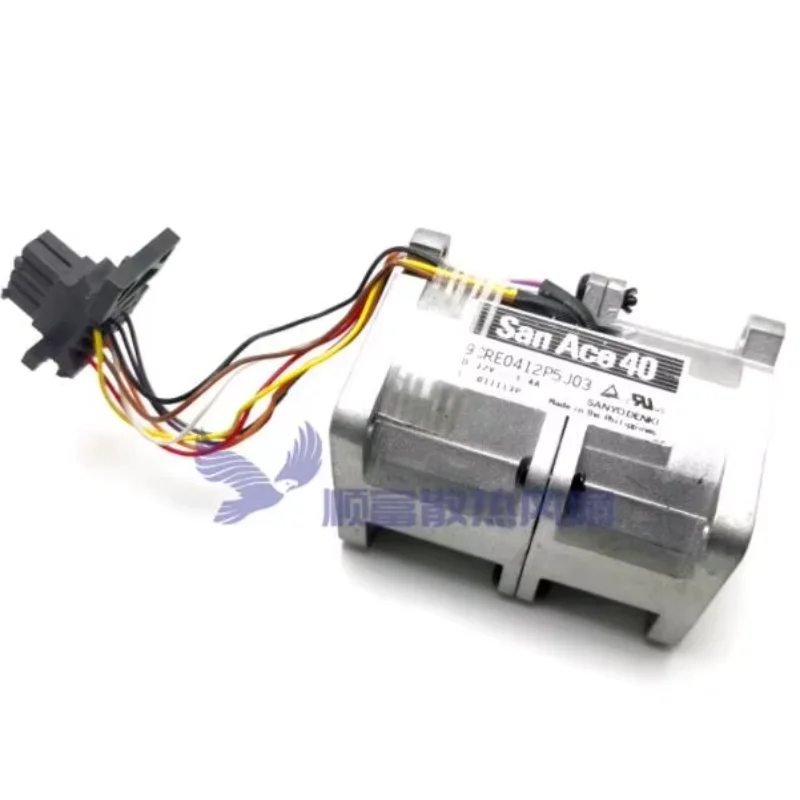 

Ltsf For SANYO DENKI 9CRE0412P5J03 DC 12V 1.4A 40x40x56mm 8-Wire Server Cooling Fan 4cm