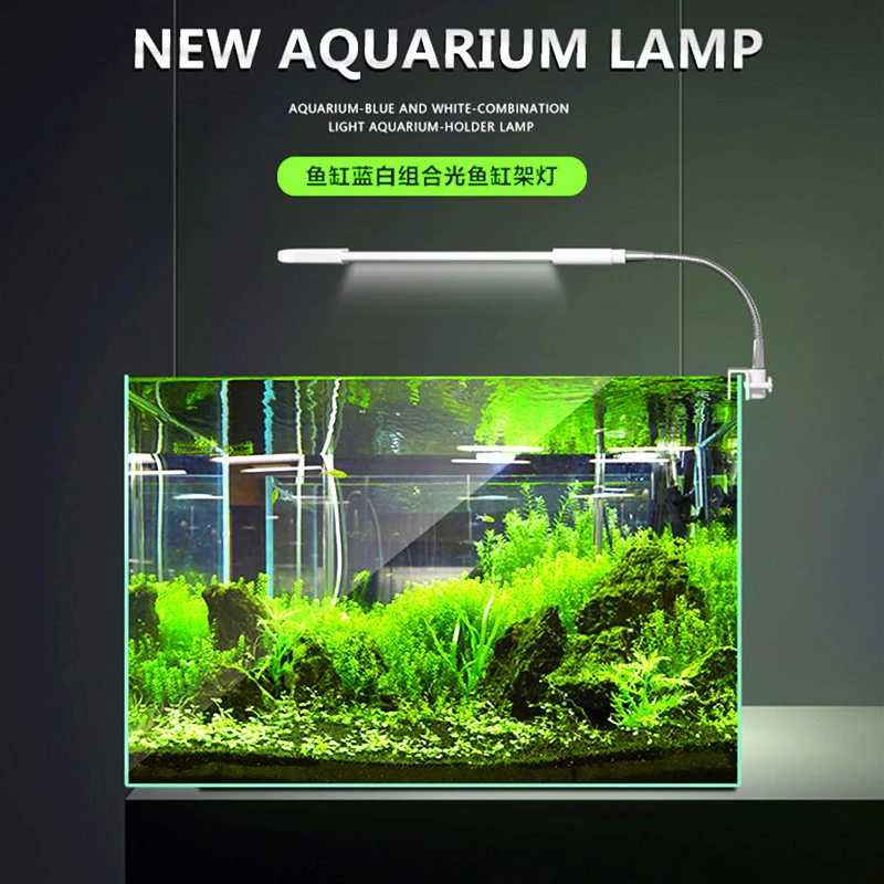 

Super Slim LED Aquarium Light Lighting plants Grow Light 3W/4W/6W7W Aquatic Plant Lighting Waterproof Clip-on Lamp For Fish Tank