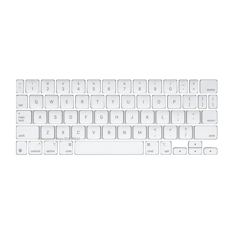 Tapa de tecla y bisagra de repuesto para Apple iPad Pro Air 11＂M1 M2 A14 A12 2018-2022, teclas de teclado Magic Keyboard