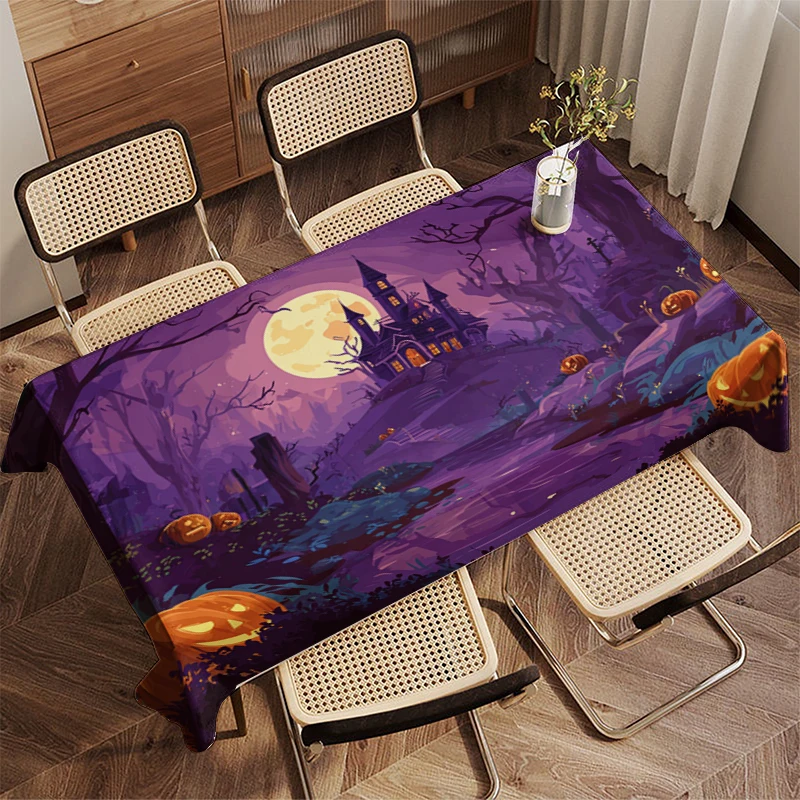 اليقطين ورقة نمط مفرش المائدة مطعم المطبخ مفرش المائدة غرفة المعيشة ديكور المنزل مستطيلة الطرف الديكور #2