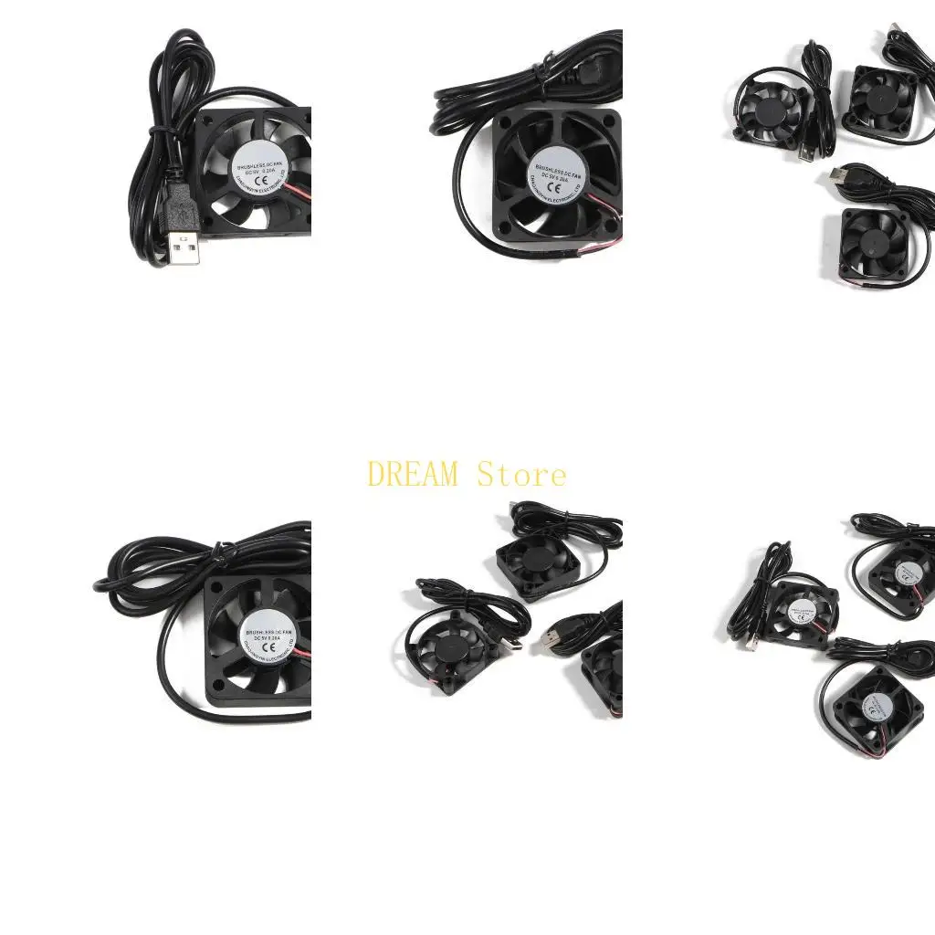 

DC5V Fan USB Connector Quiet Cooling Fans Radiator for DIY Cooling Router Game Accessaries Fans best sale