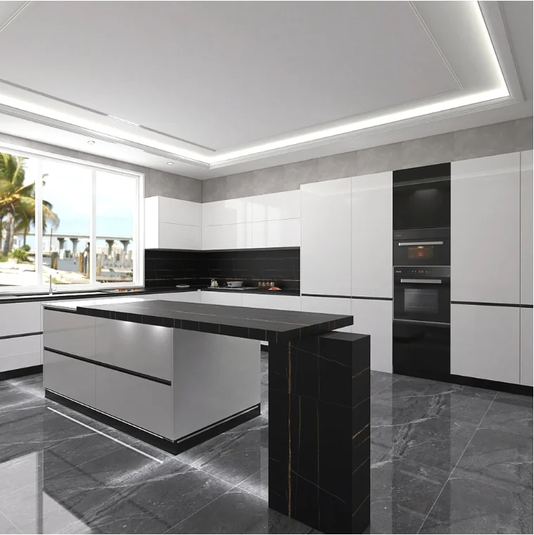 Made-to-Measure Wood Custom Kitchen Cabinets -Storage with Soft Closed | Custom Sizing