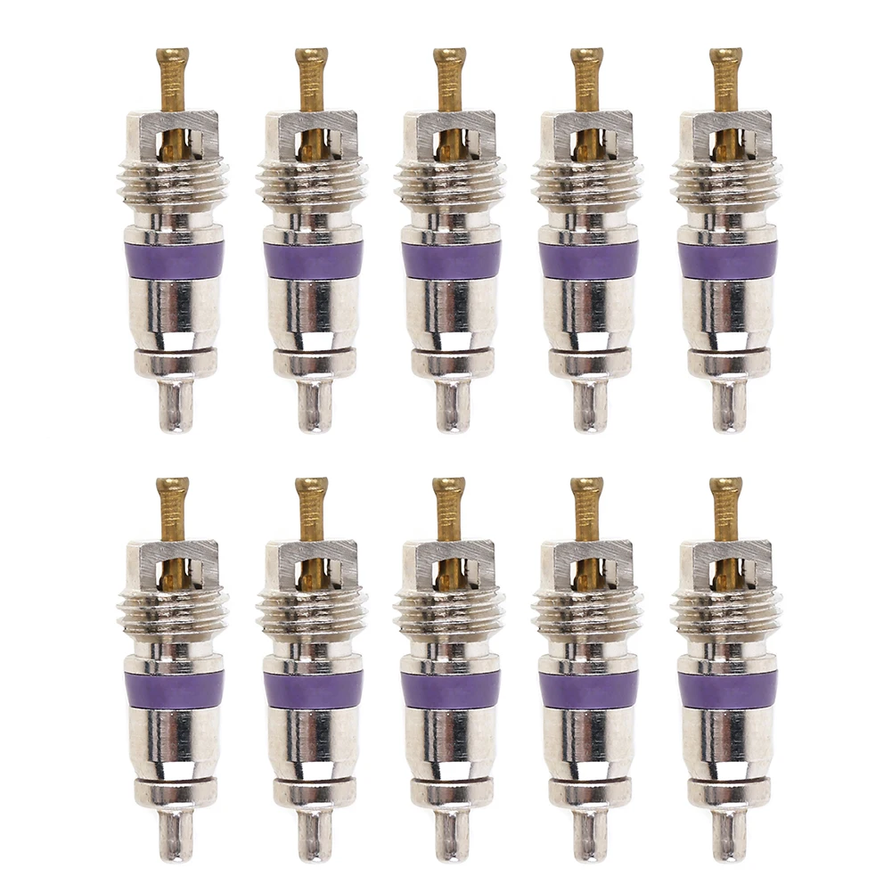 

Universal R134a Car A/C Valve Cores Copper Air Conditioning Valve Cores Automobile Exterior Repair Components 10pcs