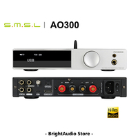 SMSL AO300 DAC Power AMP Headphone Amplifier MA5332MS CS43131 Hi-Res Audio with Bluetooth