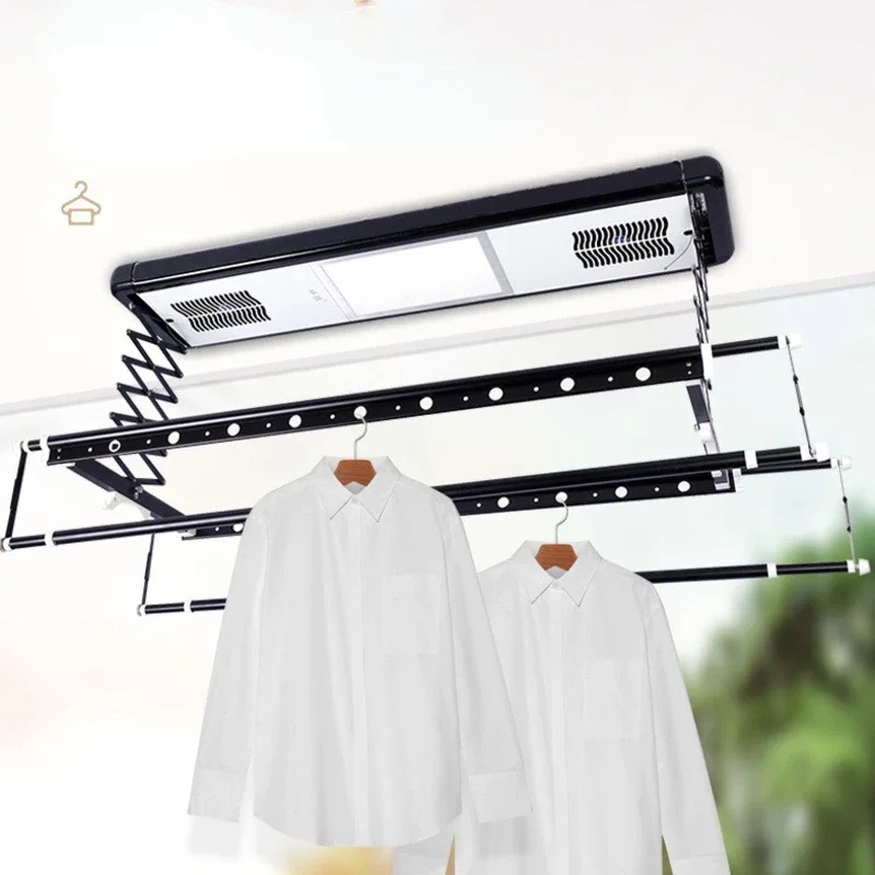 

Clothes Dryer Intelligent Electric Clothes Hanger Lifting Aluminum Alloy Indoor Skirt Hanger Household Balcony Electric Lighting