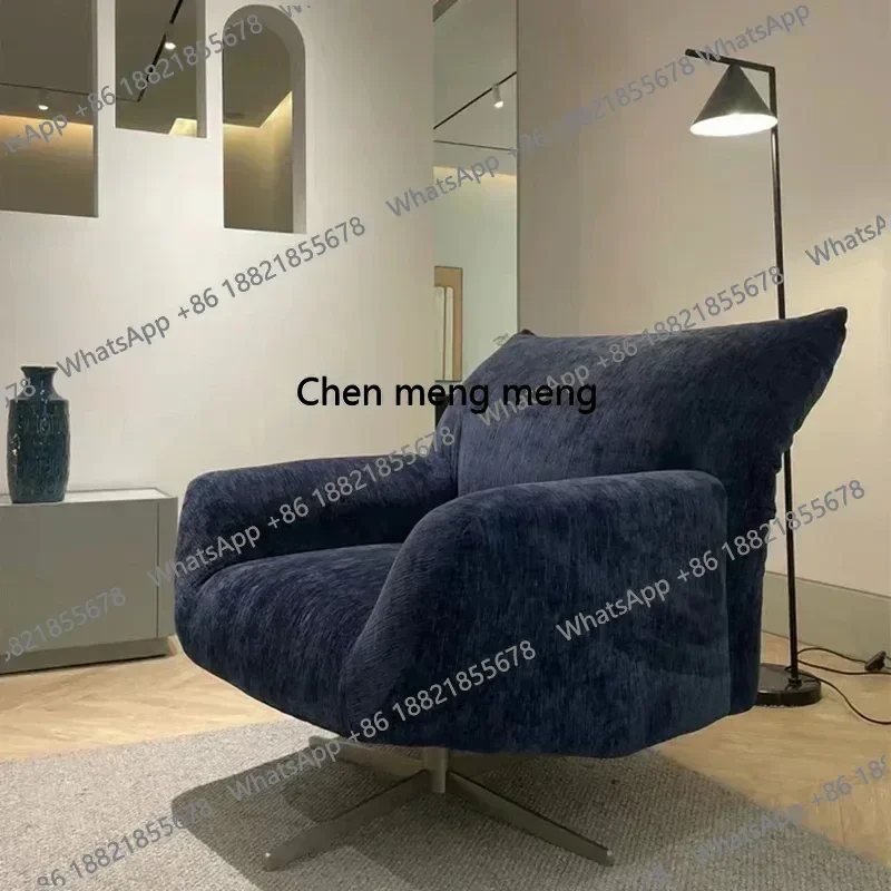 Silla Giratoria para Juegos, Silla Ergonómica Simple y Moderna con Respaldo, Marrón, Impermeable, Sillones para Sala de Estar, Muebles para Sala de Estar