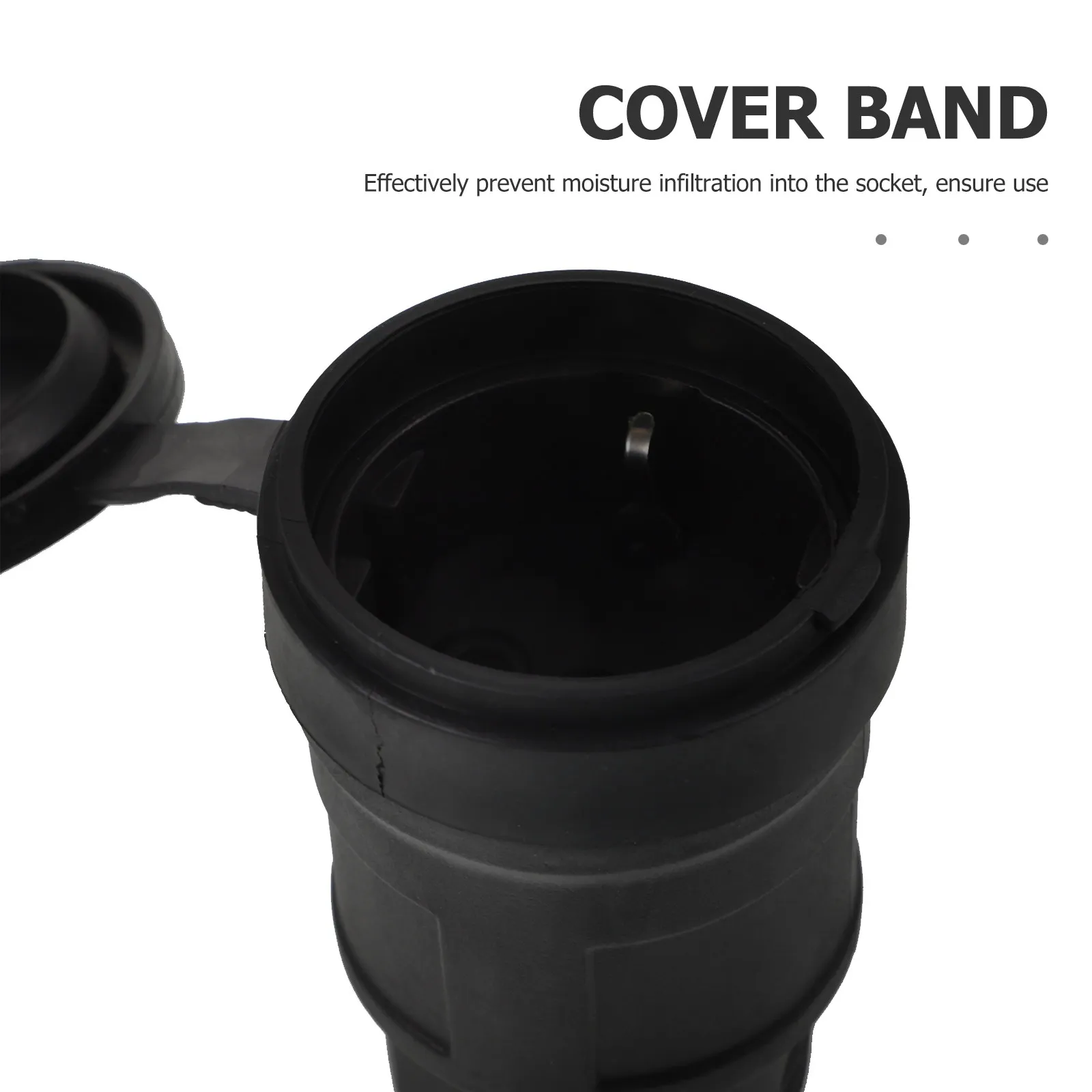 Circular Fixed Panel Waterproof Outdoor Socket for Garden Patio Use Eu Plug Stylish -Lasting Easy Installation Home Office