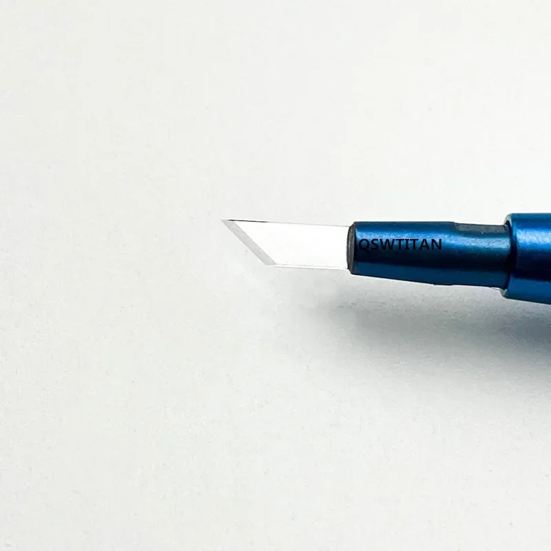 شفرة الهلال الياقوتية للعيون شفرات القرنية الشفافة مزدوجة حافة واحدة Lancet شفرات ثلاثية الأوجه أدوات الجفن