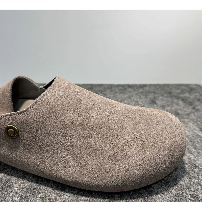 جديد أزياء الرجال الجلود الشقق أحذية مريحة رجل حذاء كاجوال الانزلاق على الذكور في الهواء الطلق أحذية مشي انقسام أحذية قيادة جلدية #6