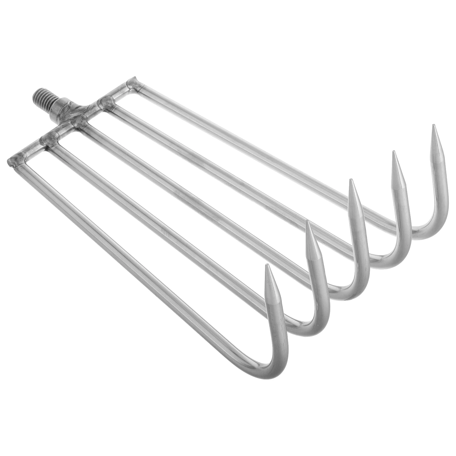 

5-Toothed Heavy Duty Stainless Steel Multifunctional Weed Grass Remover For Gardening Fishing Aquatic Plants Lake Pond Outdoor