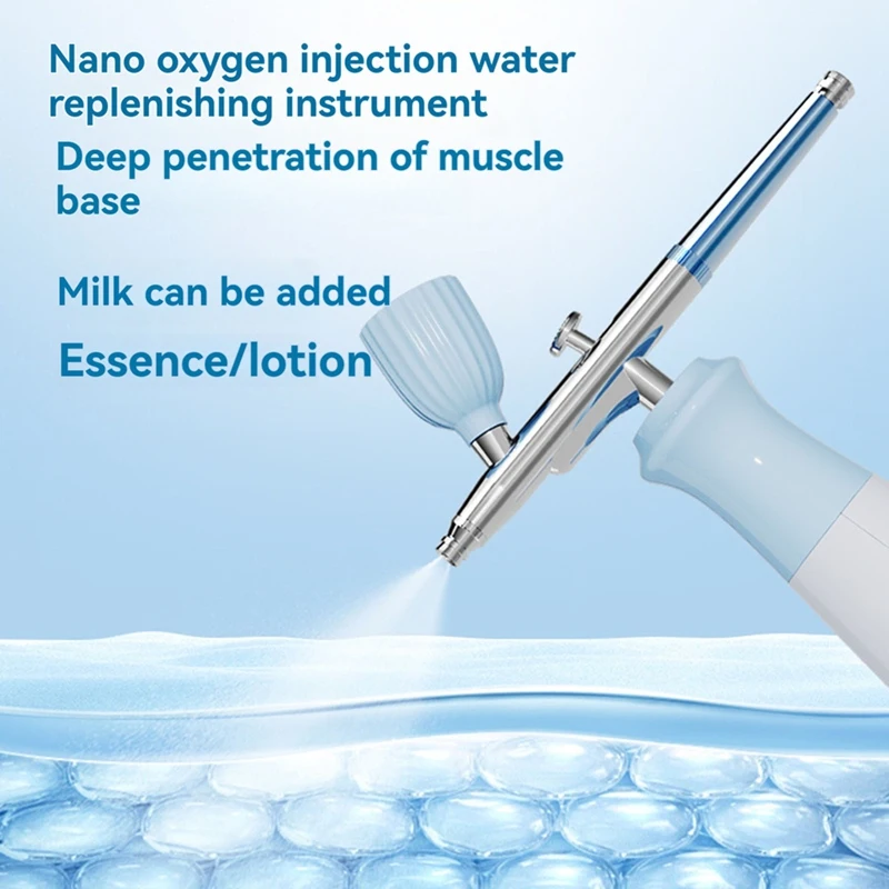 Rechargeable Cordless Airbrush Compressor Auto Handheld Portable Wireless Air Brush for Art Makeup Water Replenishing image 2