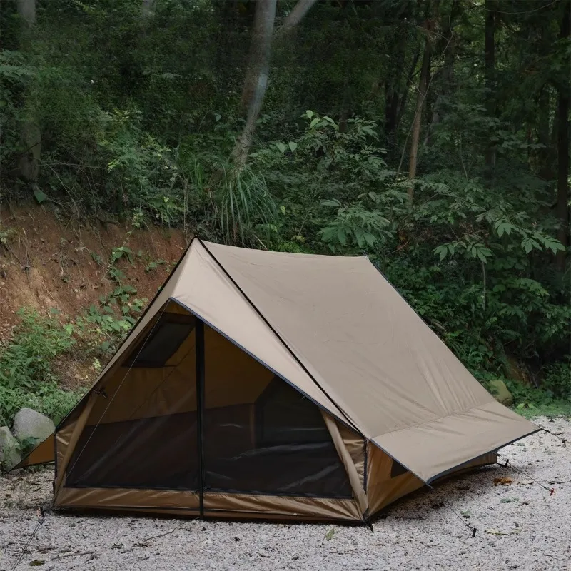 

Outdoor Camping Lightweight Tent Portable Folding Leisure Rainproof Stable Trekking Tents Leisure Overnight Camping Supplies