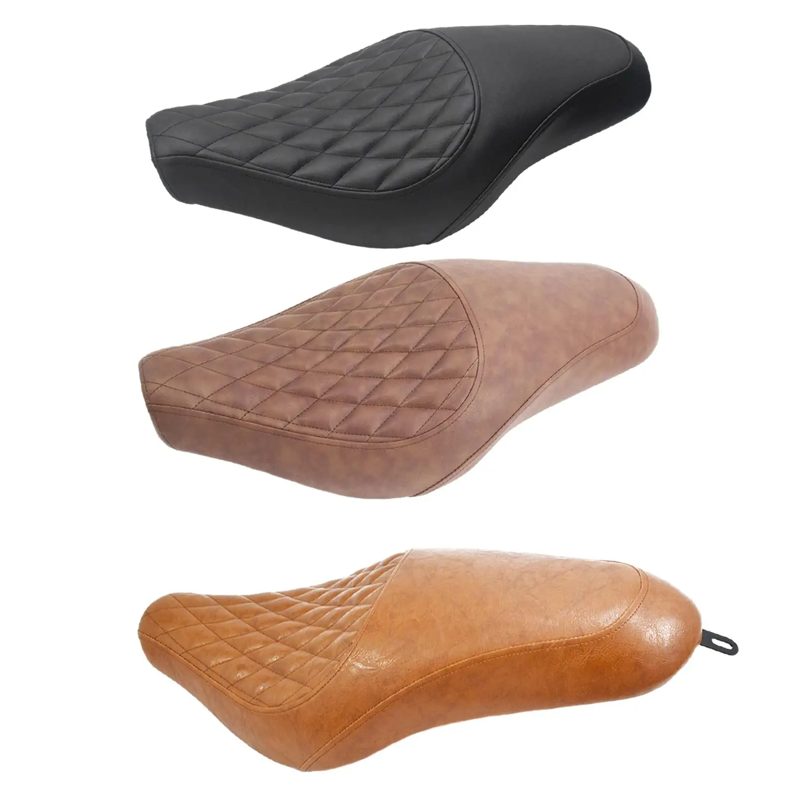 Motorcycle Seat Cushion Easy to Clean Replace Parts Driver and Passenger