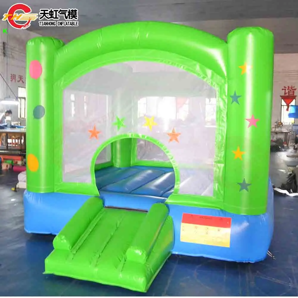 Fast Ship 13*10ft Inflatable Bouncer Castle for Kids Air Bouncy Jumper with Blower For Carnival Rental