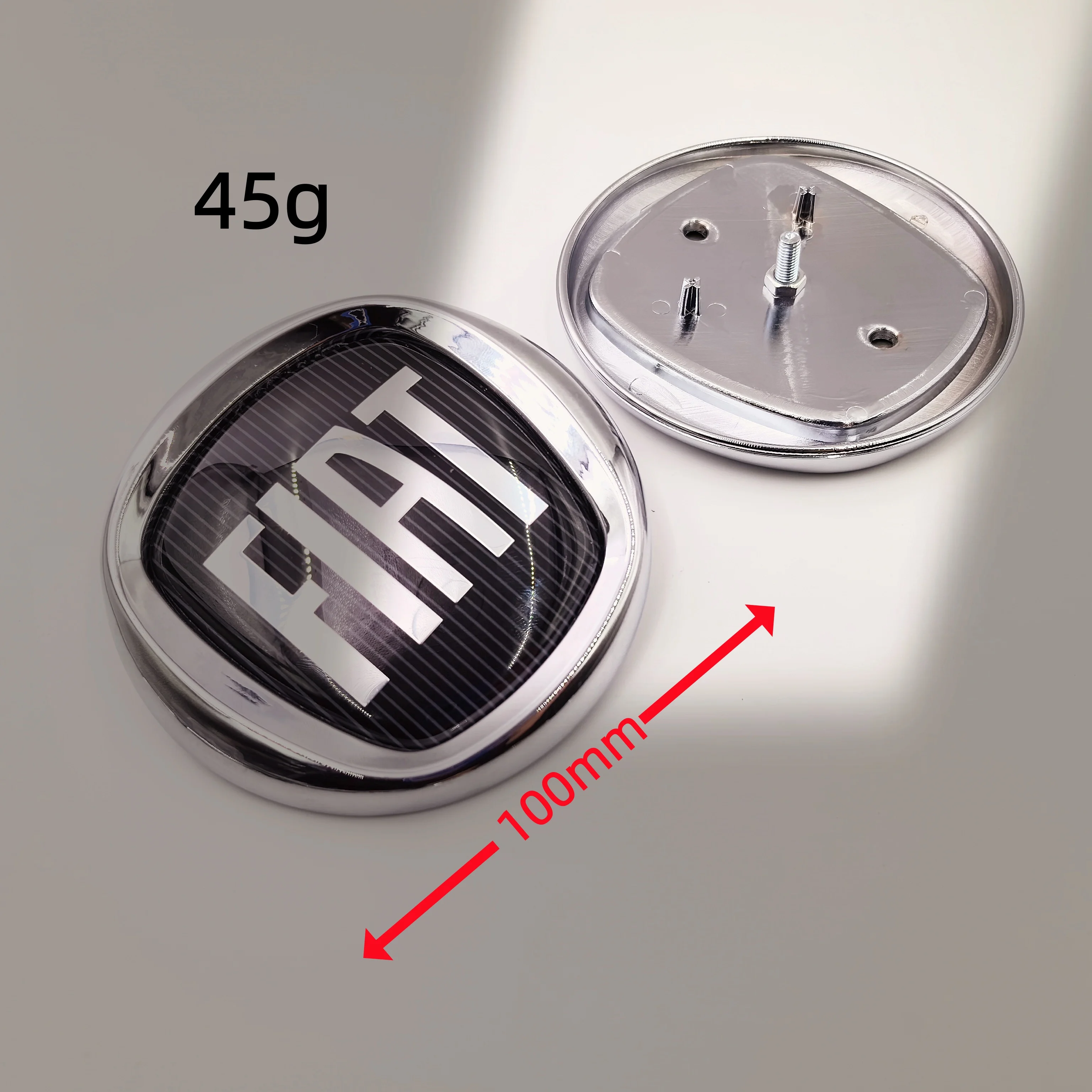 8,5/9,5/10/12 cm 85/95/100/120 mm Auto-Emblem für FIAT Autohaube vorne hinten Abzeichen 2/3/4-Pin-Emblem