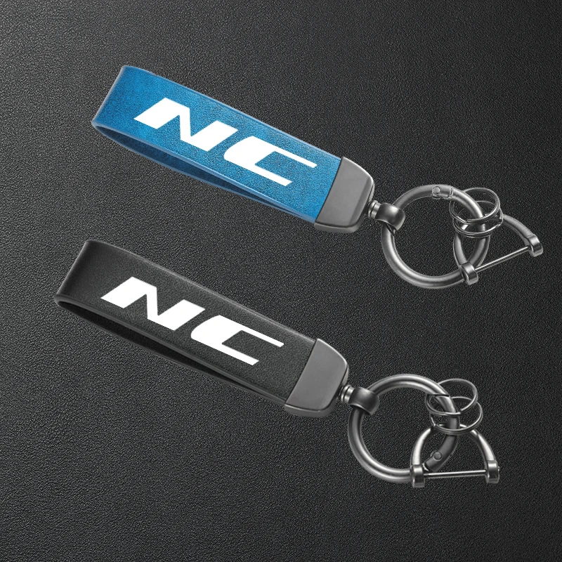 

Motorcycle High-Grade Leather Keychain Metal Keyring For HONDA NC750X NC750S NC700X NC700S NC750 NC700 NC 700 750 S/X