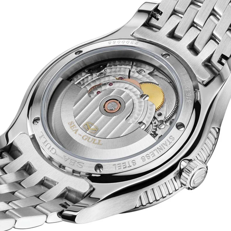 Seagull Men's Watch Luxury Automatic Mechanical Watch Multifunction Classic 40mm Dress Watch for Men Date Weekly Calendar 1141