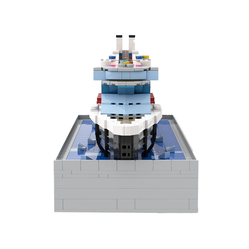 MOC-230253 クルーズ船シリーズユートピアクルーザー組み立てビルディングブロックモデルテクノロジーレンガのおもちゃ子供のパズルギフト ﻿