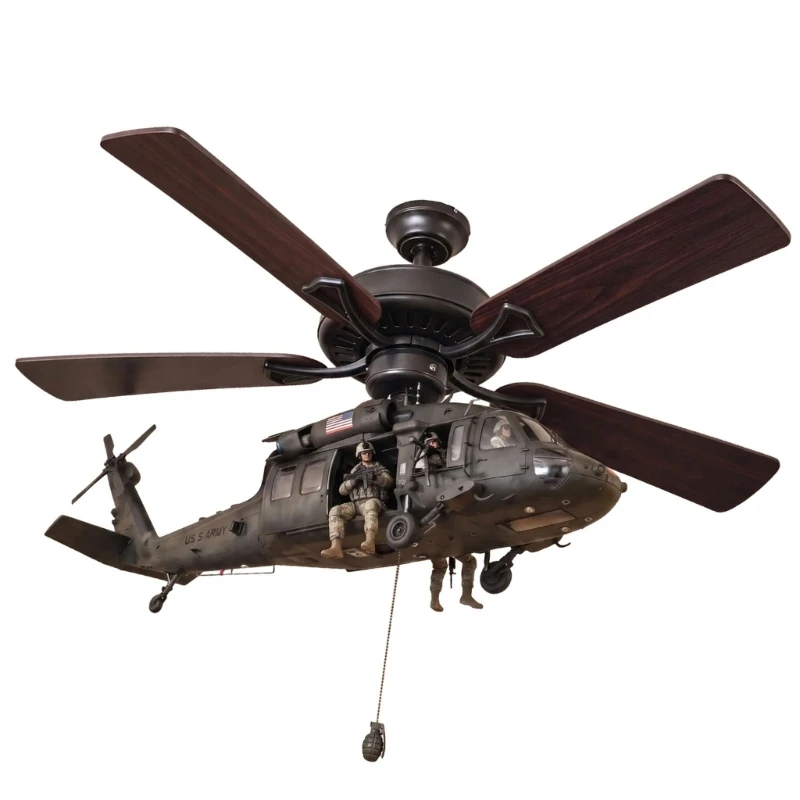 Helicopter Ceiling Hanger Set, Engineering Plastic Display Mount for Collector Room, Study or Bedroom Wall Decors 3XUF