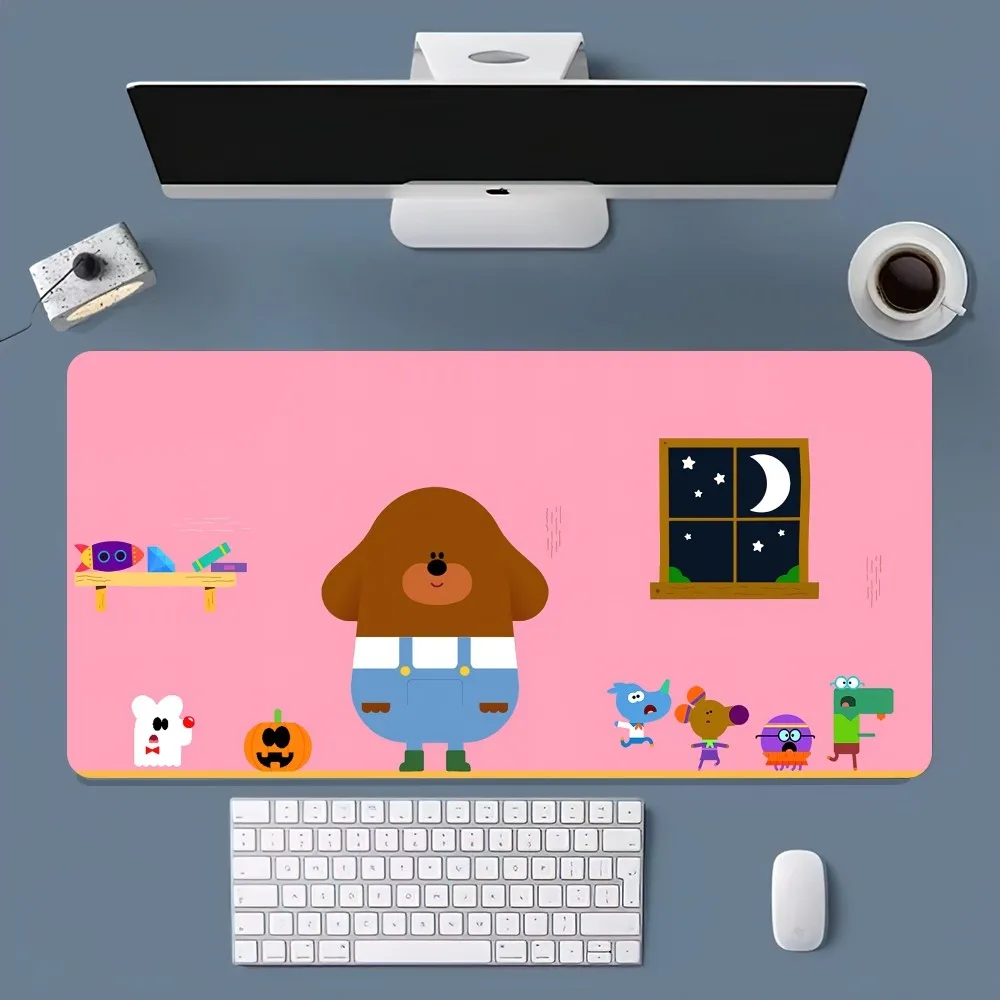 Cartoon Hey D-Duggee Mouse Pad Office Large Small Computer PC Keyboard Rubber Game Anti-Slip Mice Mat Big