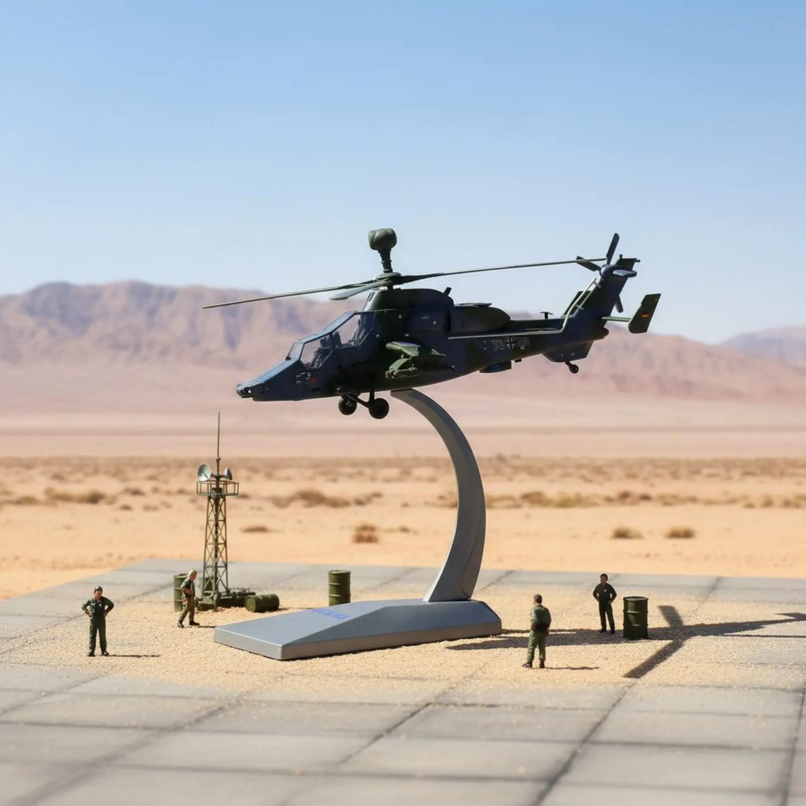 

Коллекционная модель вертолета EC665 Tiger в масштабе 1:72: высокодетализированная, высокотехнологичная имитация