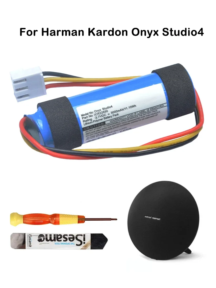 3.6 فولت ع.ح فولت ع 633496 ID997 LI11B001F ICR22650 استبدال البطارية ل هارمان كاردون أونيكس ستوديو 1 2 3 4 5 6 7 سمّاعات بلوتوث #4