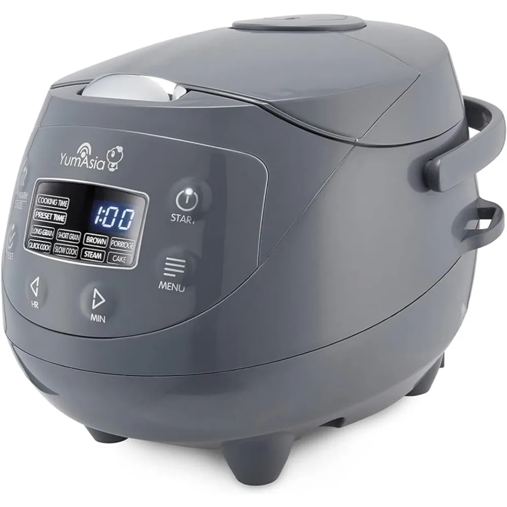 

Panda Mini Rice Cooker With Ninja Ceramic Bowl and Advanced Fuzzy Logic (3.5 cup, 0.63 litre)