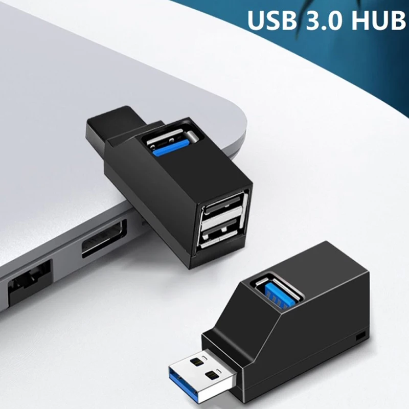 Usb3.0 High Speed Hub Wireless 3 in 1 USB 3.0 HUB Adapter Extender Mini Splitter Box 3 Ports for Laptop Macbook Mobile Phone