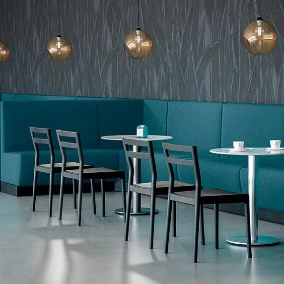 

Modern Luxury L Shape Corner Dining Leather Booth Sofa Seating Set For Restaurant Restaurant Furniture Cafe American Diner Booth