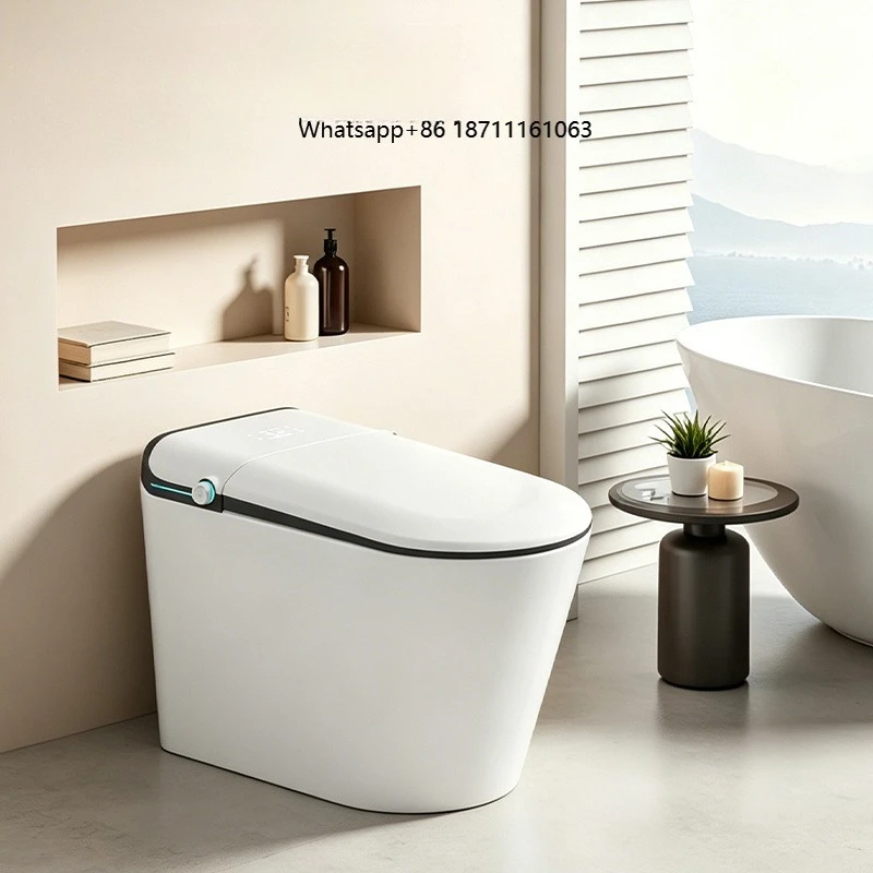 Full Featured Intelligent Toilet With AI Voice Control Foam Shield Antibacterial ETL CUPC