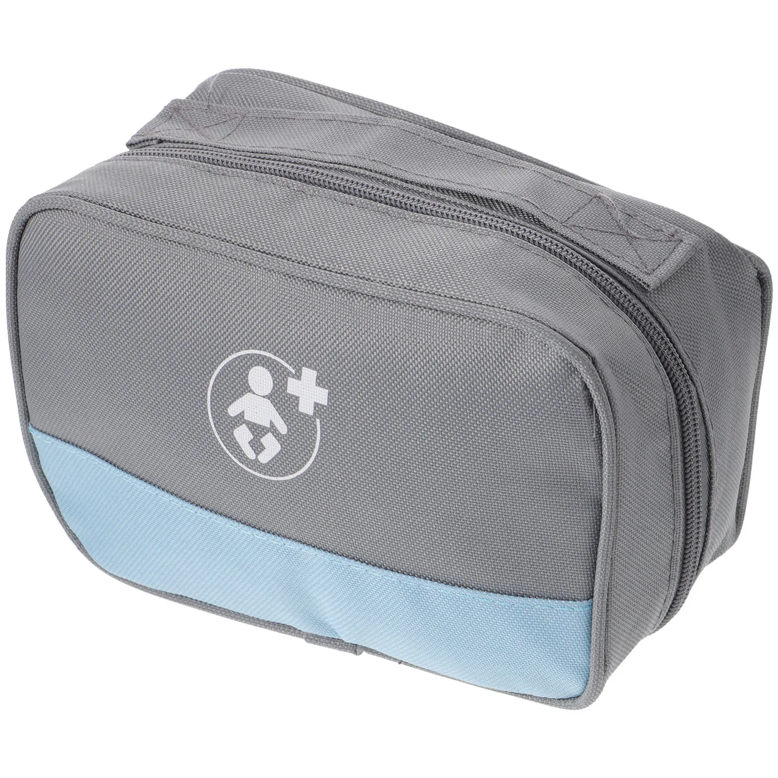 

Большая серая портативная дорожная сумка для кормления первой помощи, сумка для хранения лекарств, походная бытовая пустая сумка для таблеток, сумки на молнии