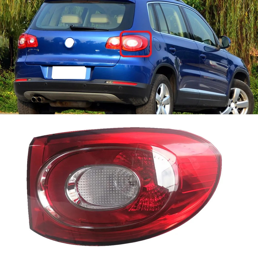 

Roavia для VW Tiguan 2009 2010 2011 2012, внешний задний стоп-сигнал, задний фонарь, стоп-сигнал, задний фонарь, задний фонарь, фара