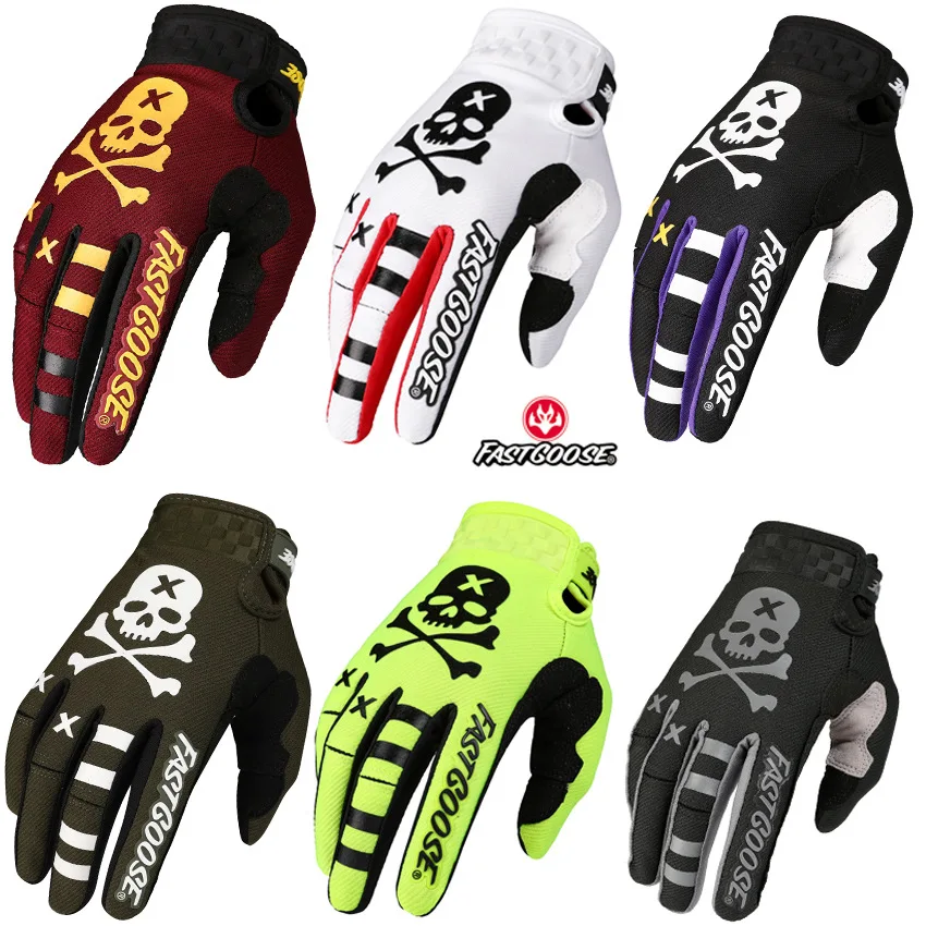 FASTGOOSE Motocross MX Gloves Motorcycle Full Finger Bike BMX MTB ATV Off Road Mountain Cycling Luvas S-XXL