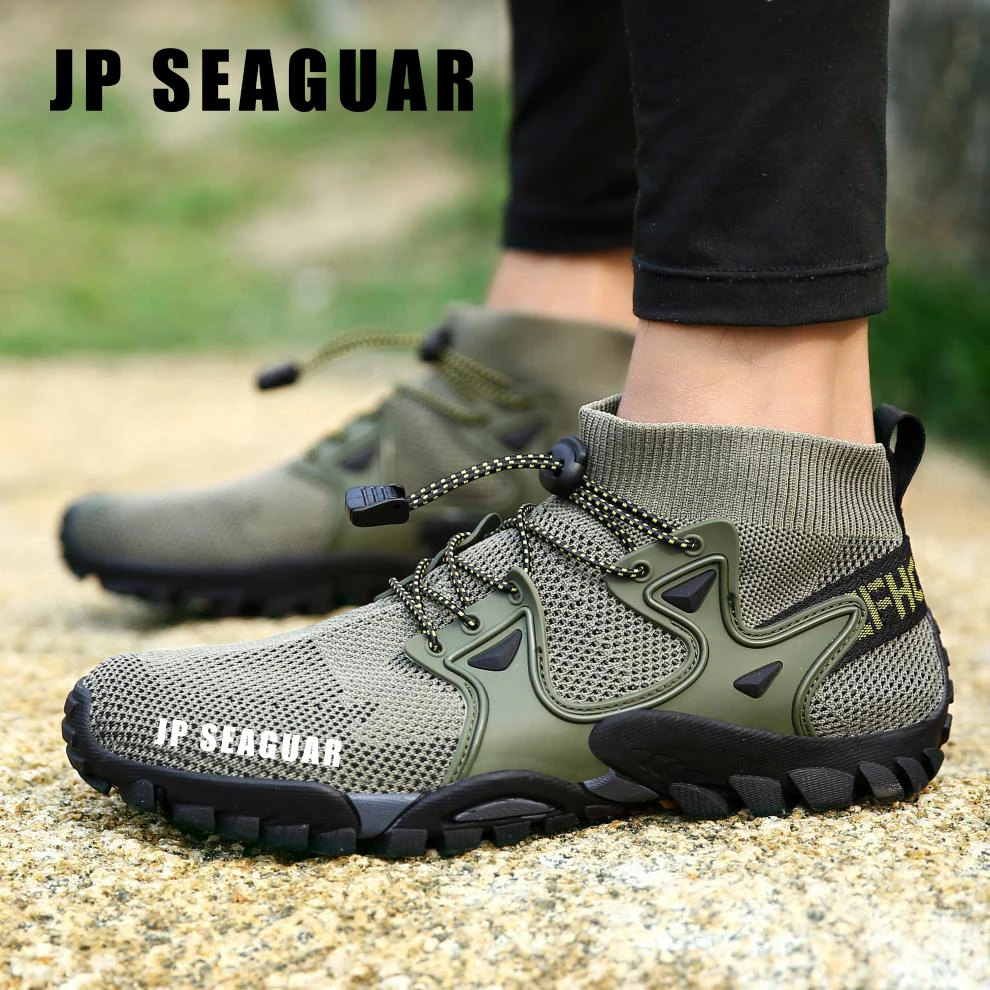 2024 Nova SEAGUAR  Alta Top Respirável Sapatos De Pesca, Respirável Outdoor Anti Slip E Durável Esportes Aquáticos Sandálias, sapatos de bicicleta