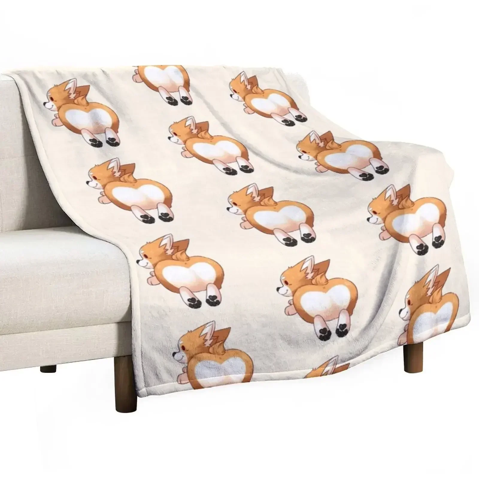 

Corgi Butt Throw Blanket Blankets For Baby anime warm for winter Blankets