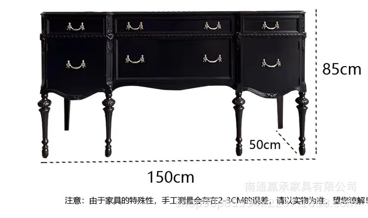 MJY European solid wood porch household entry partition American decorative locker