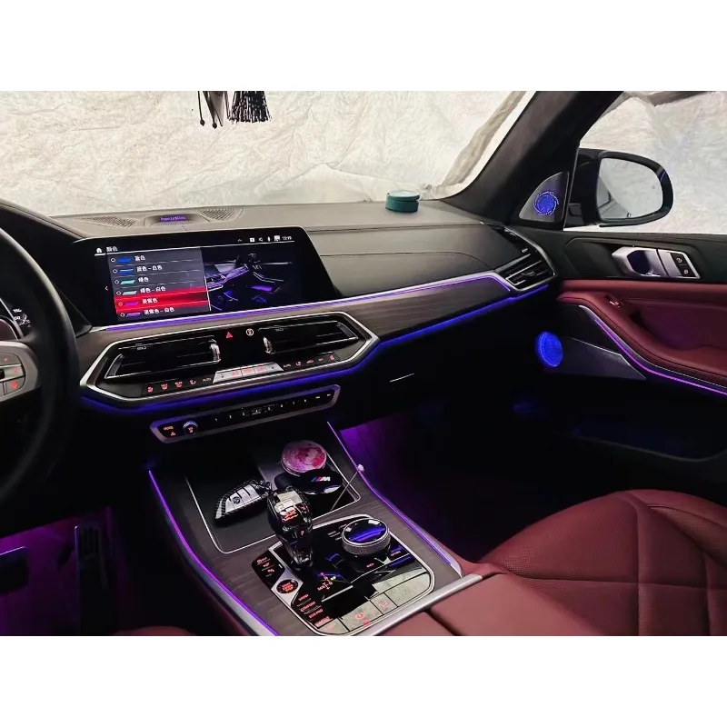 

Подходит для BMW X5G05X7G07, динамика передней и задней двери, динамика с подсветкой, окружающей освещенности, динамика баса, крышки динамика
