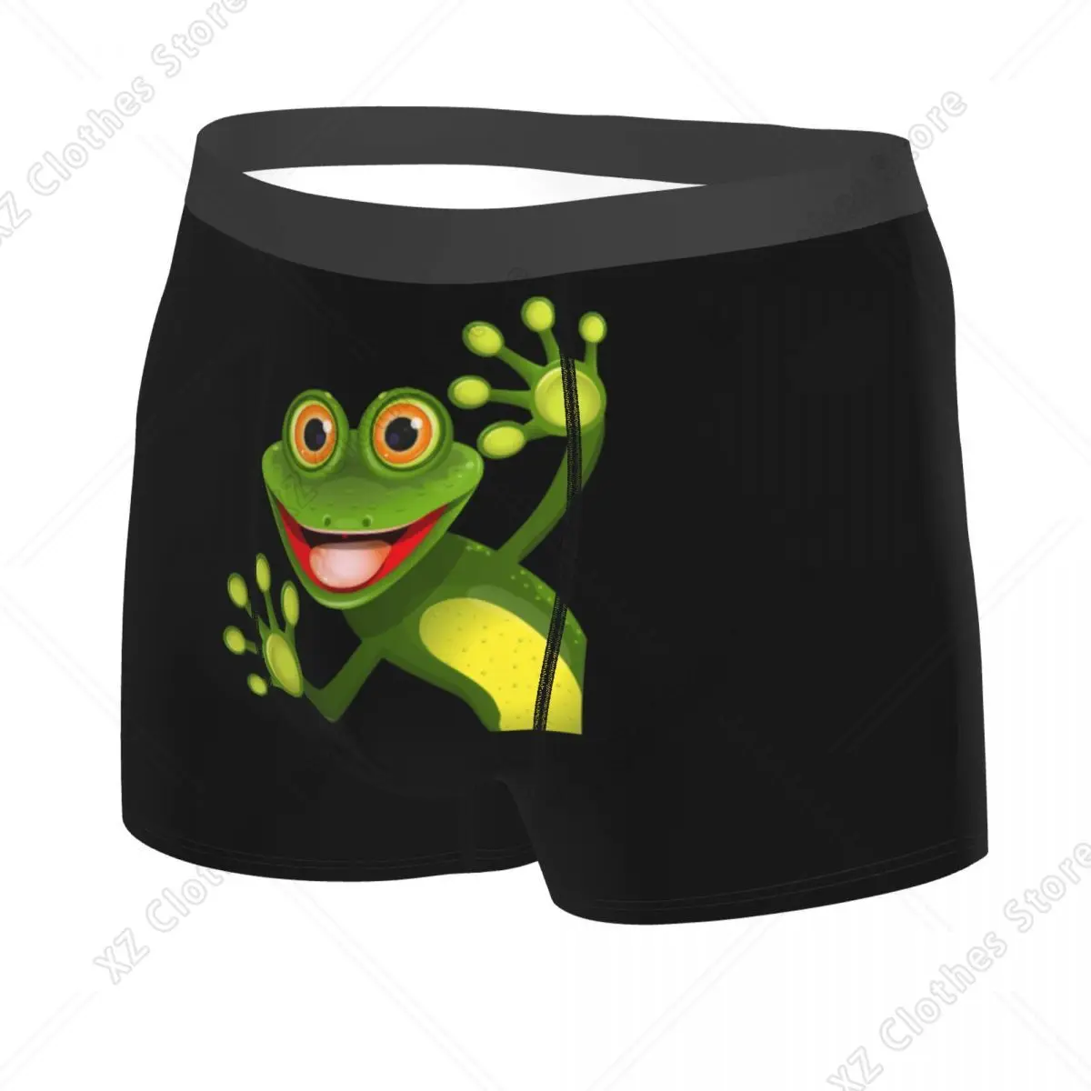 Custom Happy Frog Boxers Shorts Mens Briefs Underwear Novelty Underpants