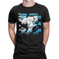 Awesome Wind Breaker T-Shirt Men Crew Neck Cotton T Shirts Ren Kaji Short Sleeve Tees Plus Size Clothing