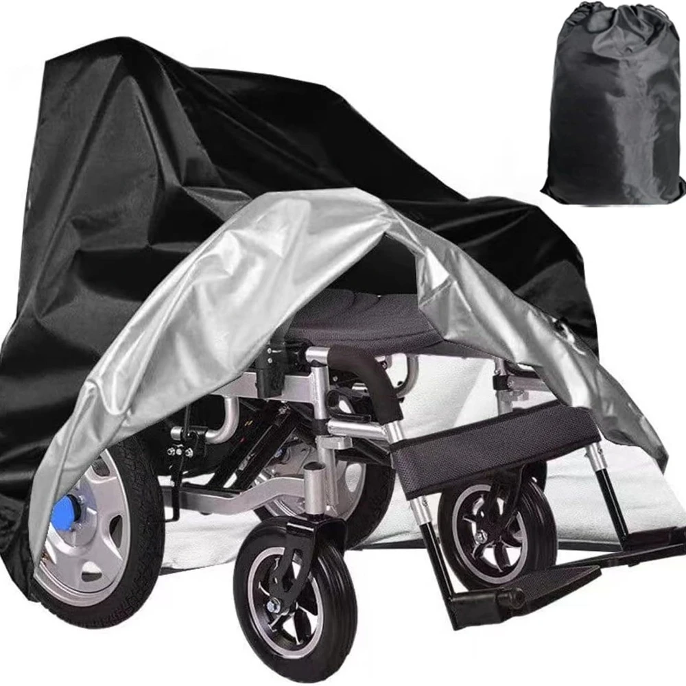 Electric/Manual Wheelchair Universal Waterproof Cover, Multi-Size Sunproof Design, All-Weather Protection Equipment