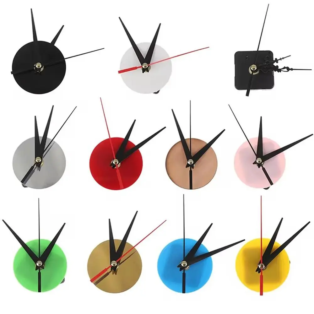 Mute Wall Clock Movement Mechanism Parts High Accuracy DIY Repair Replacement Round Silent Silent Movement Dial Accessories